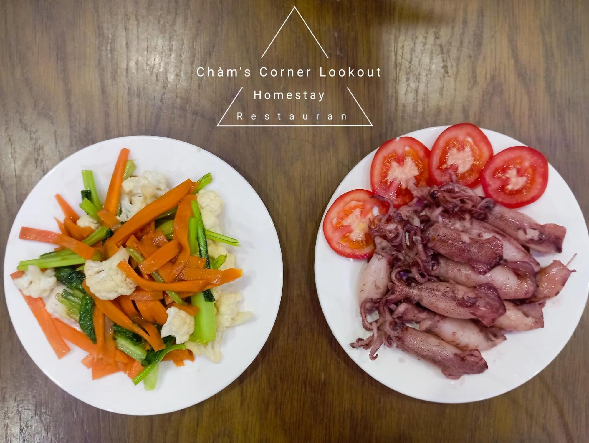 Cham'S Corner Lookout Homestay & Restaurant Tân Hiệ Eksteriør bilde